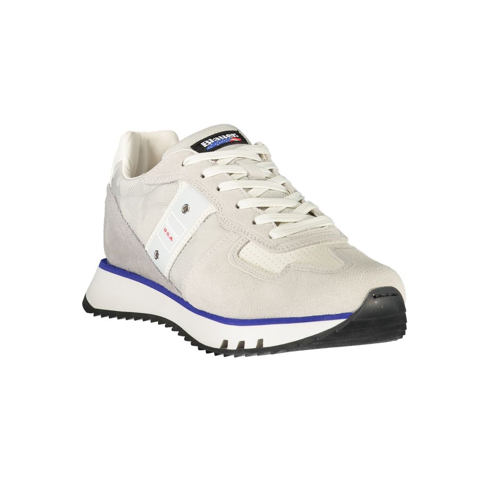 Grey Polyurethane Men's Sneaker