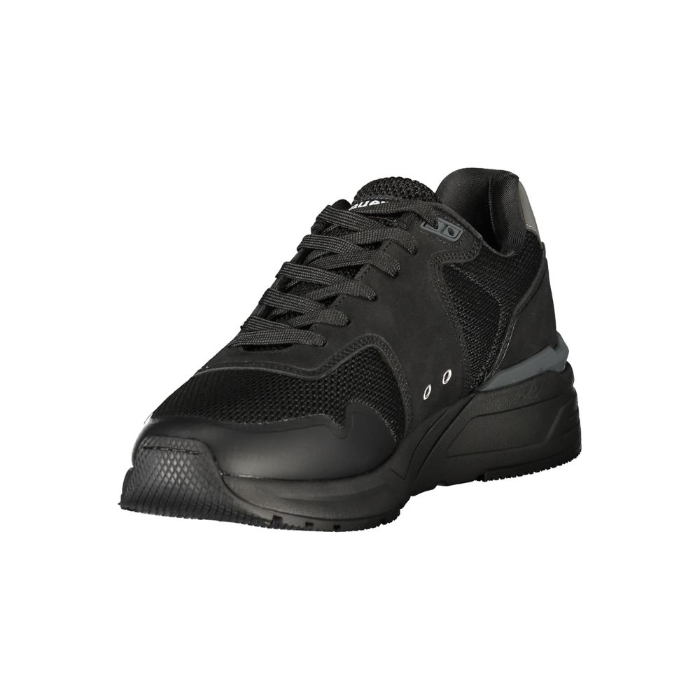 Schwarzer Polyester Herren Sneaker