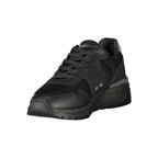 Schwarzer Polyester Herren Sneaker