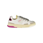 White Polyurethane Women's Sneaker