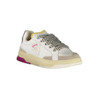 White Polyurethane Women's Sneaker