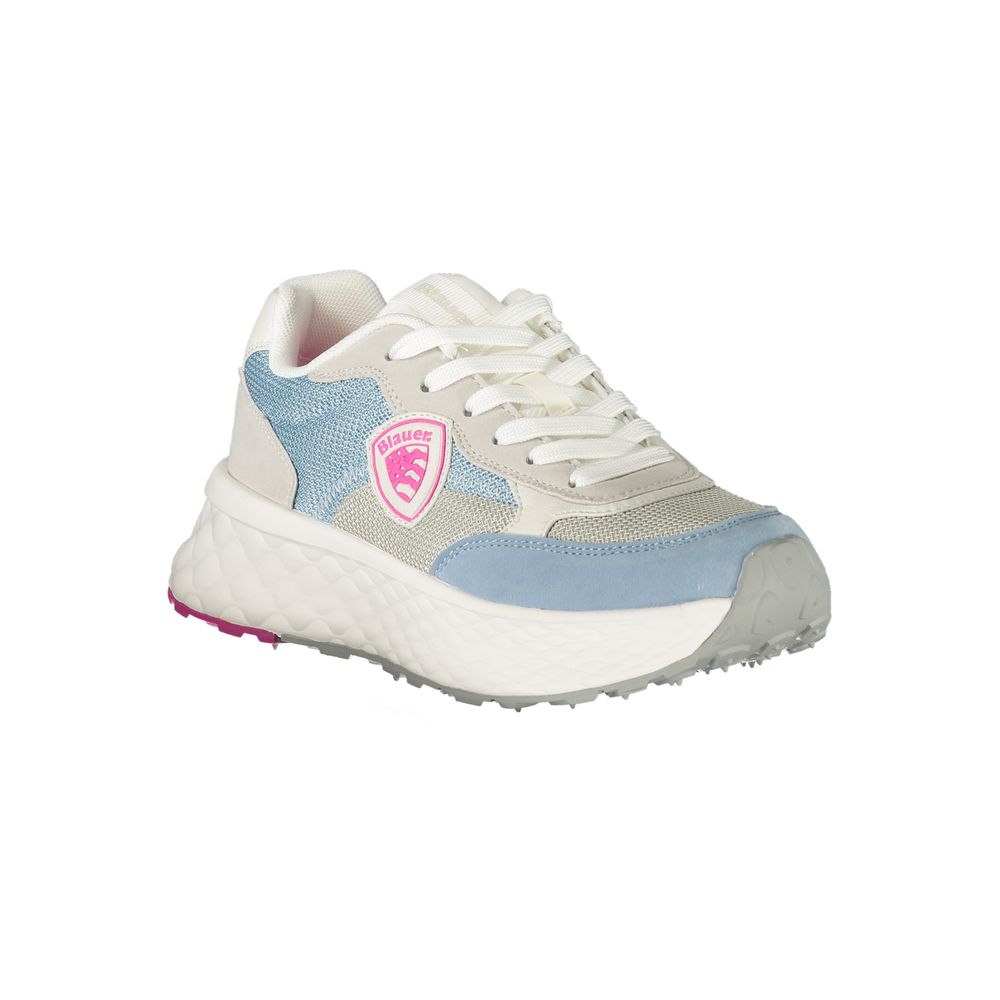 Azure Polyurethane Women's Sneaker