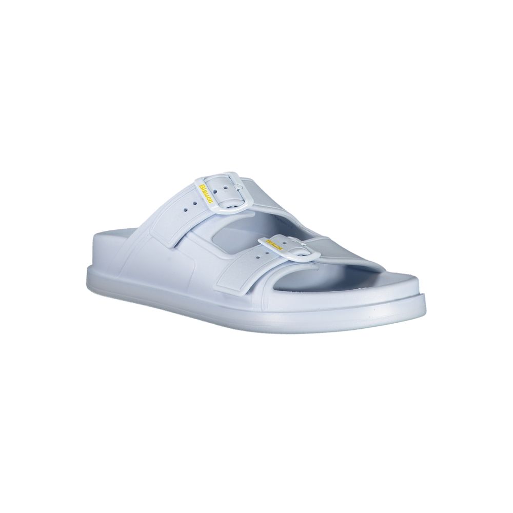 Light Blue Polyurethane Women's Slipper