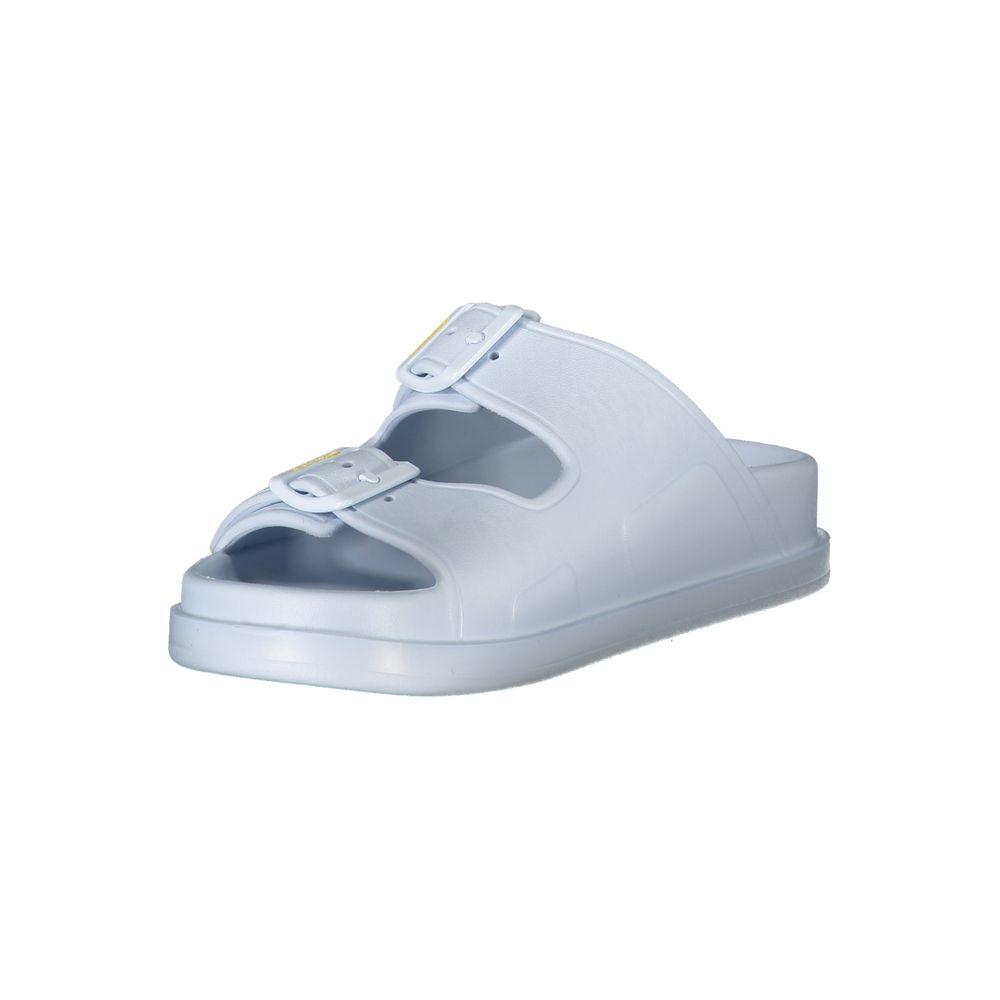Light Blue Polyurethane Women's Slipper