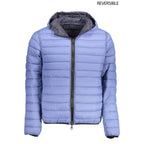 Blue Nylon Men's Jacket