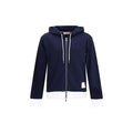 Blaues Baumwoll-Sweatshirt