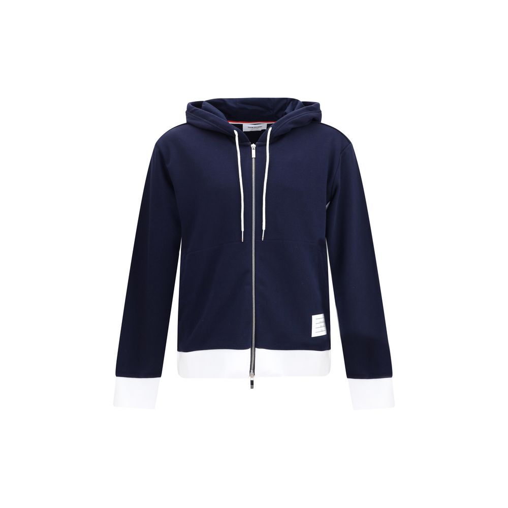 Blaues Baumwoll-Sweatshirt