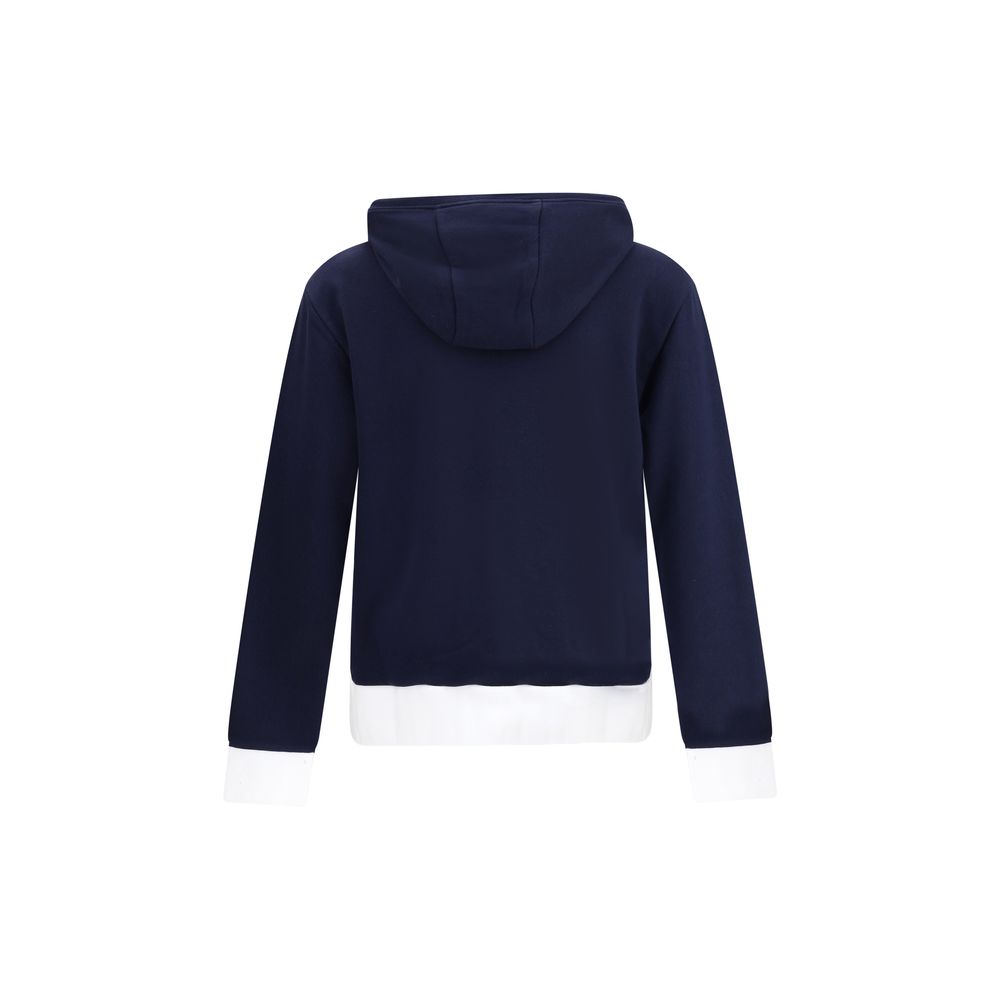 Blaues Baumwoll-Sweatshirt