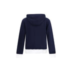 Blaues Baumwoll-Sweatshirt