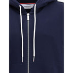 Blaues Baumwoll-Sweatshirt