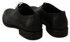 Black Lace Up Leather Men Formal Derby Shoes