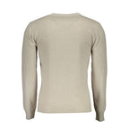 Maglione da uomo in lana beige