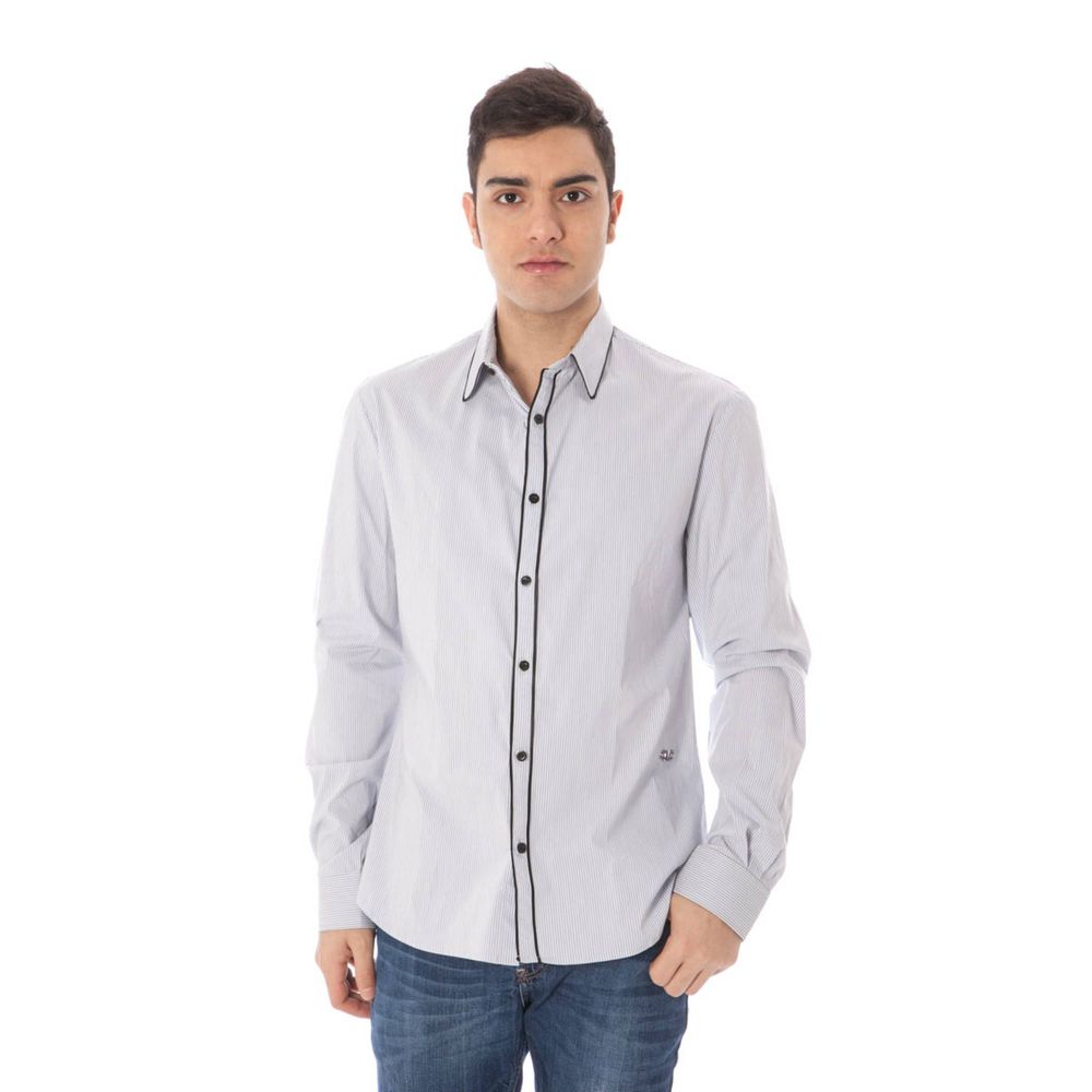 Light Blue Cotton Men's Shirt