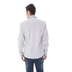 Light Blue Cotton Men's Shirt