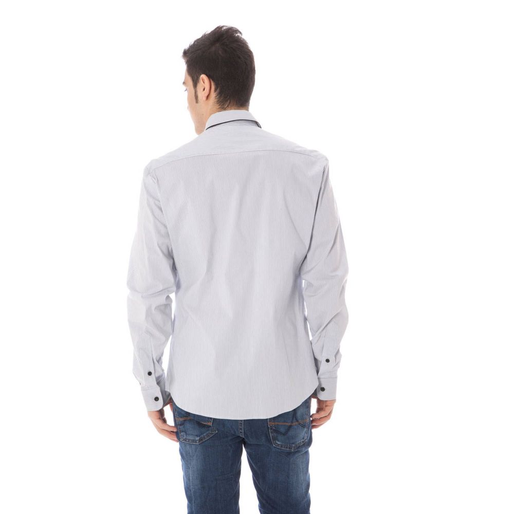 Light Blue Cotton Men's Shirt