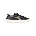 Black Leather Women's Sneaker
