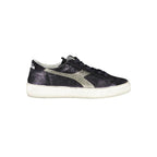 Black Leather Women's Sneaker