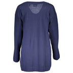 Blu Wool Womens Cardigan