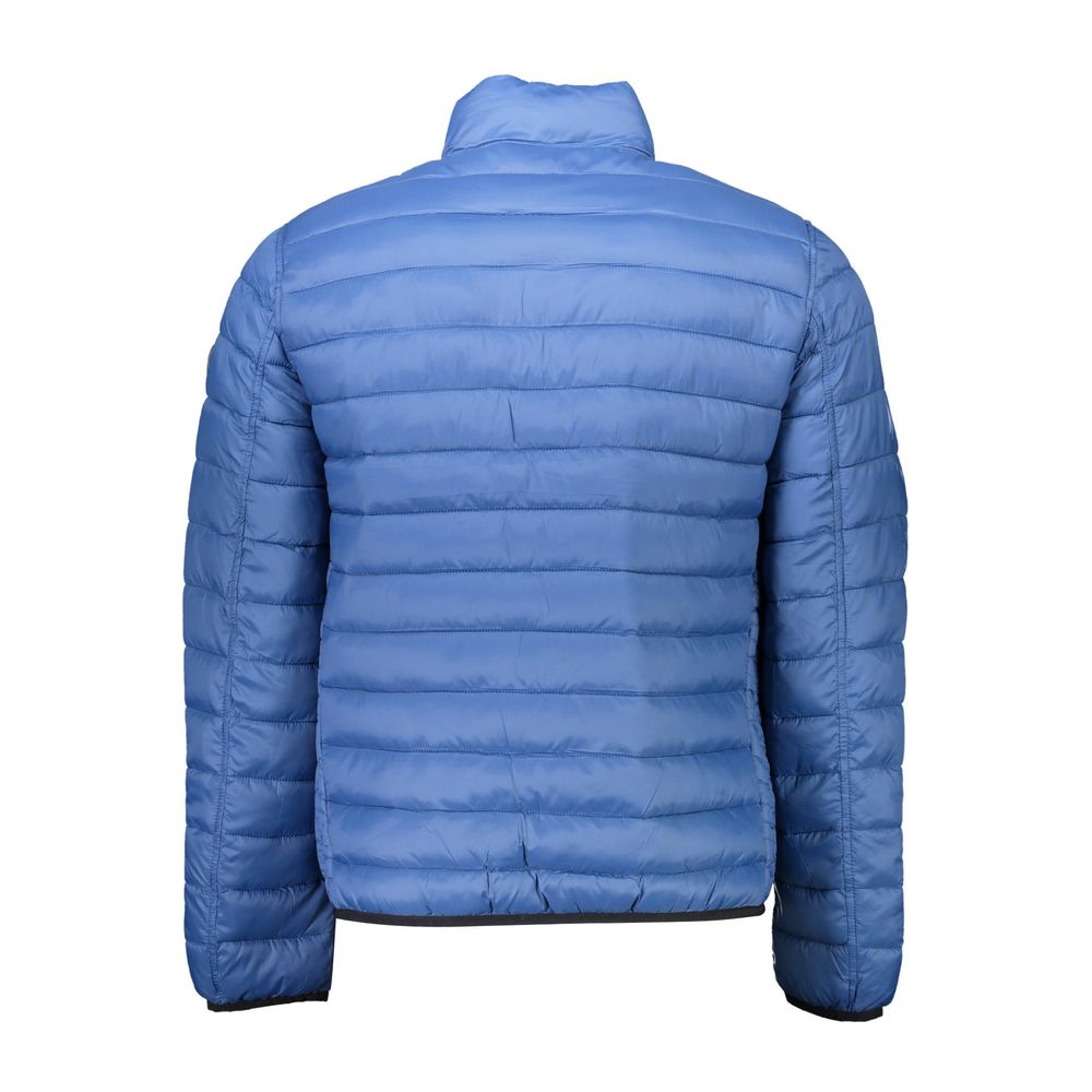 Blaue Herrenjacke aus Nylon