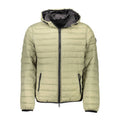 Grüne Nylon-Herrenjacke