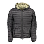 Grüne Nylon-Herrenjacke
