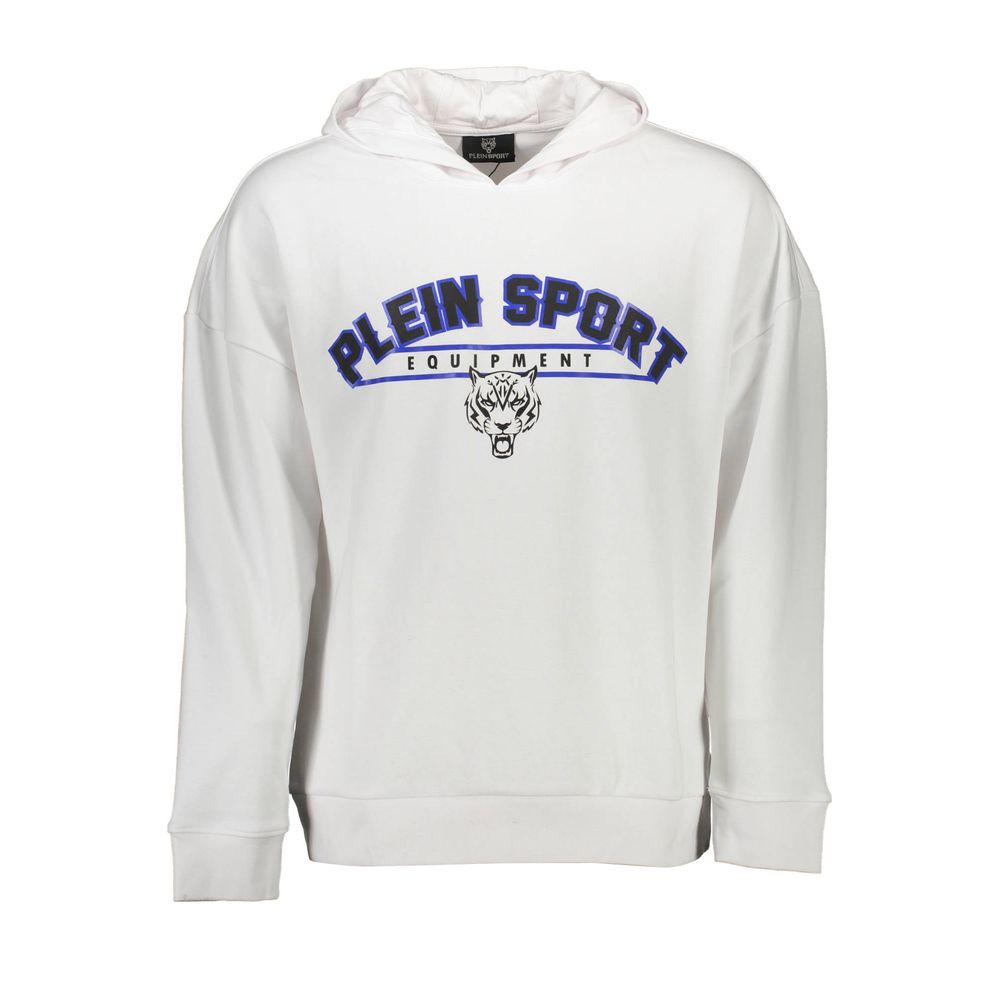 Weißes Herren-Sweatshirt aus Baumwolle