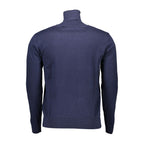 Blue Cotton Men's Sweater