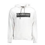 White Cotton Men Sweatshirt