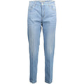 Hellblaue Damenjeans aus Baumwolle