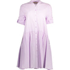 Rosa Baumwollkleid für Damen
