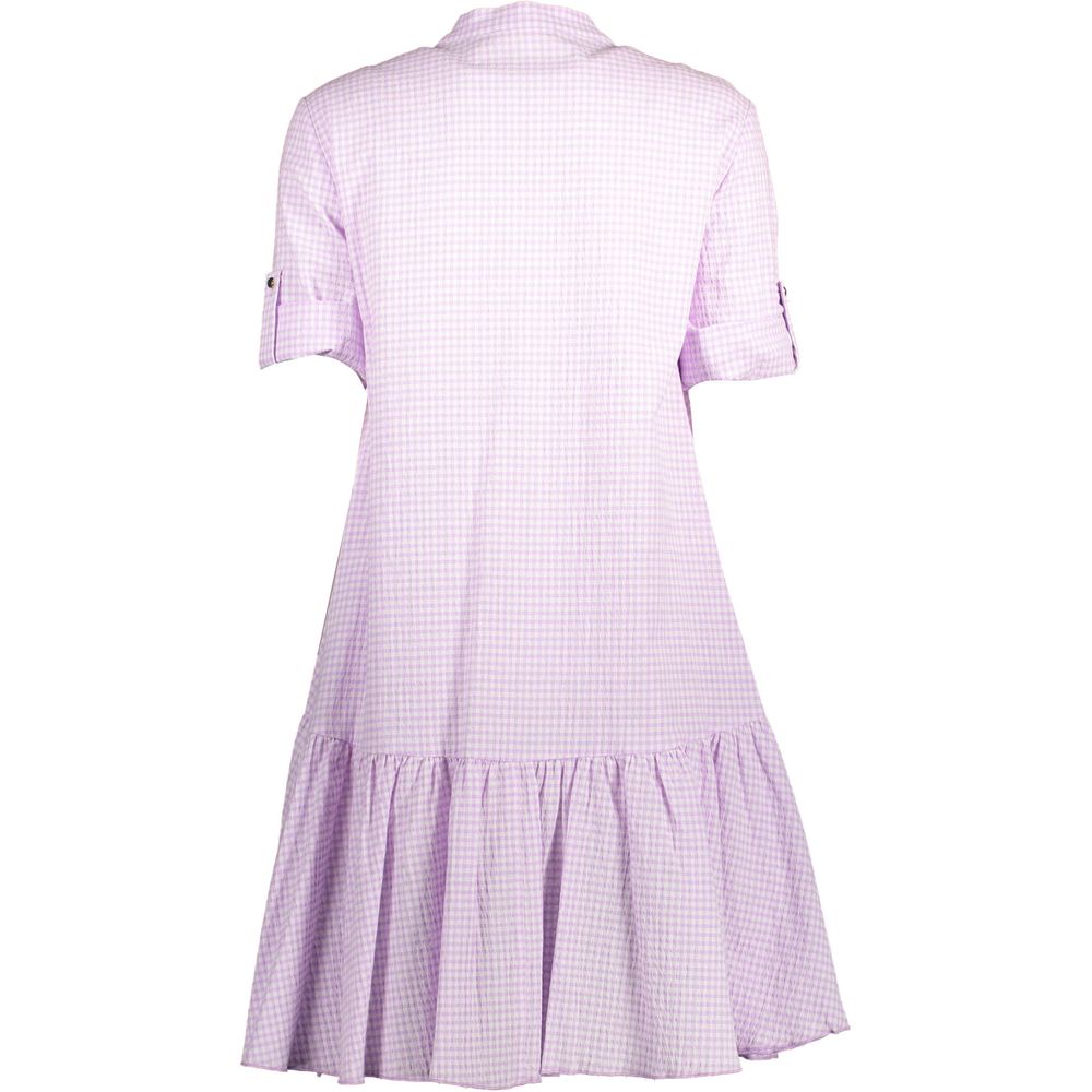 Rosa Baumwollkleid für Damen