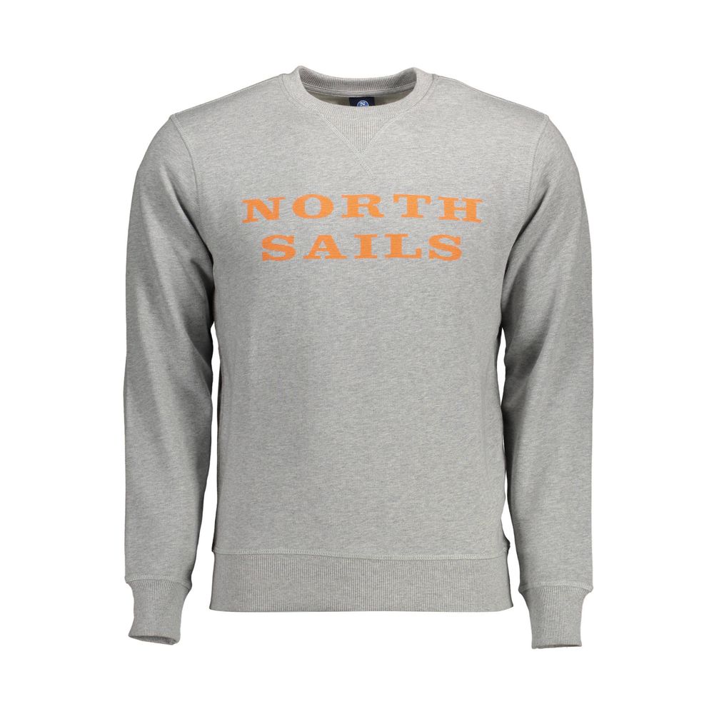 Herren-Sweatshirt, Grau Cotton