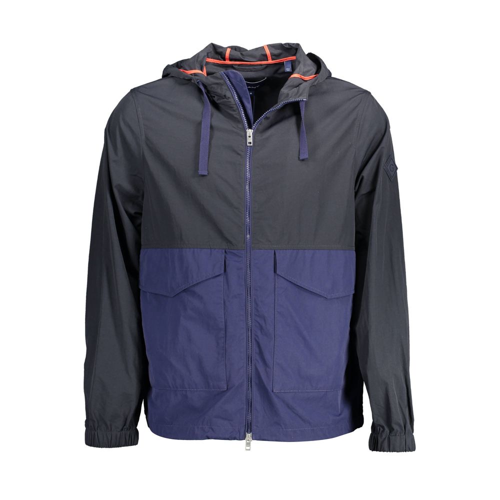 Blue Polyamide Men's Jacket