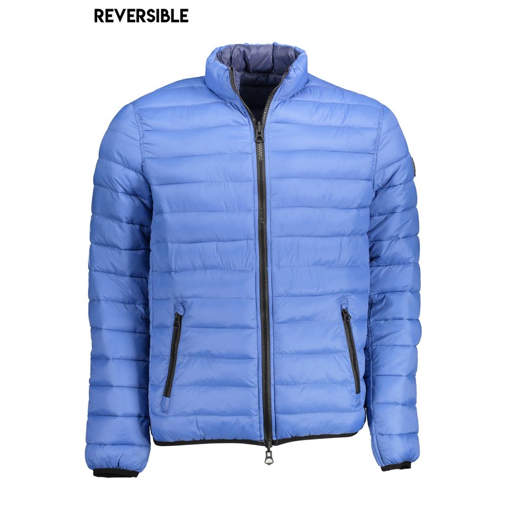 Giacca da uomo in nylon blu