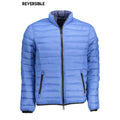 Giacca da uomo in nylon blu