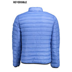 Giacca da uomo in nylon blu