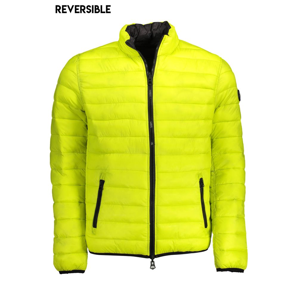 Gelbe Nylon-Herrenjacke