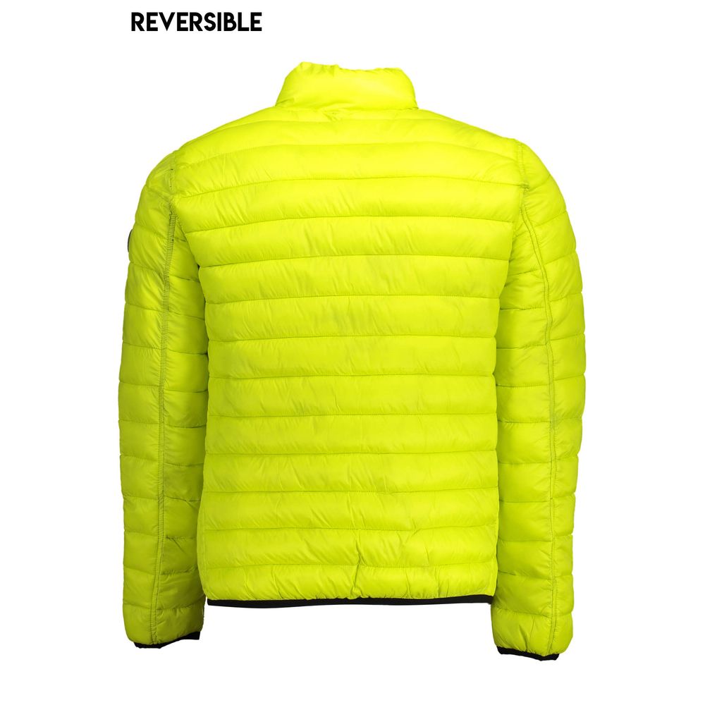 Gelbe Nylon-Herrenjacke
