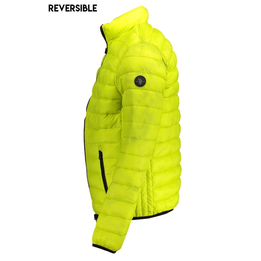 Gelbe Nylon-Herrenjacke