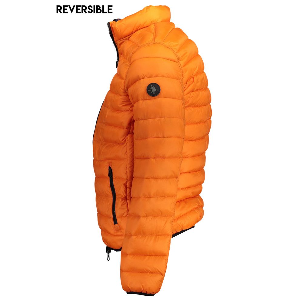 Orange Nylon Herrenjacke