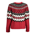 Roter Polyester-Pullover für Damen