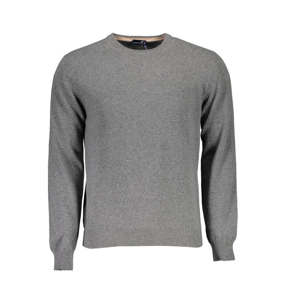 Grey Wool Men's Sweater