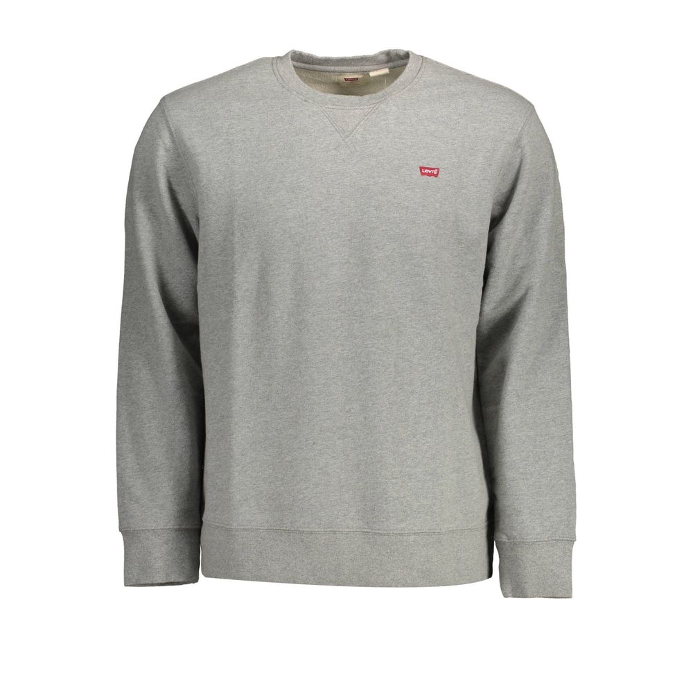 "Felpa da uomo in cotone grigio"