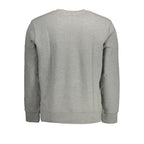 "Felpa da uomo in cotone grigio"