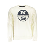 Weißes Baumwoll-Sweatshirt für Herren