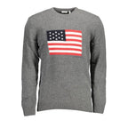 Gray Wool Men's Sweater