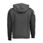 Black Cotton Men's Sweatshirt
