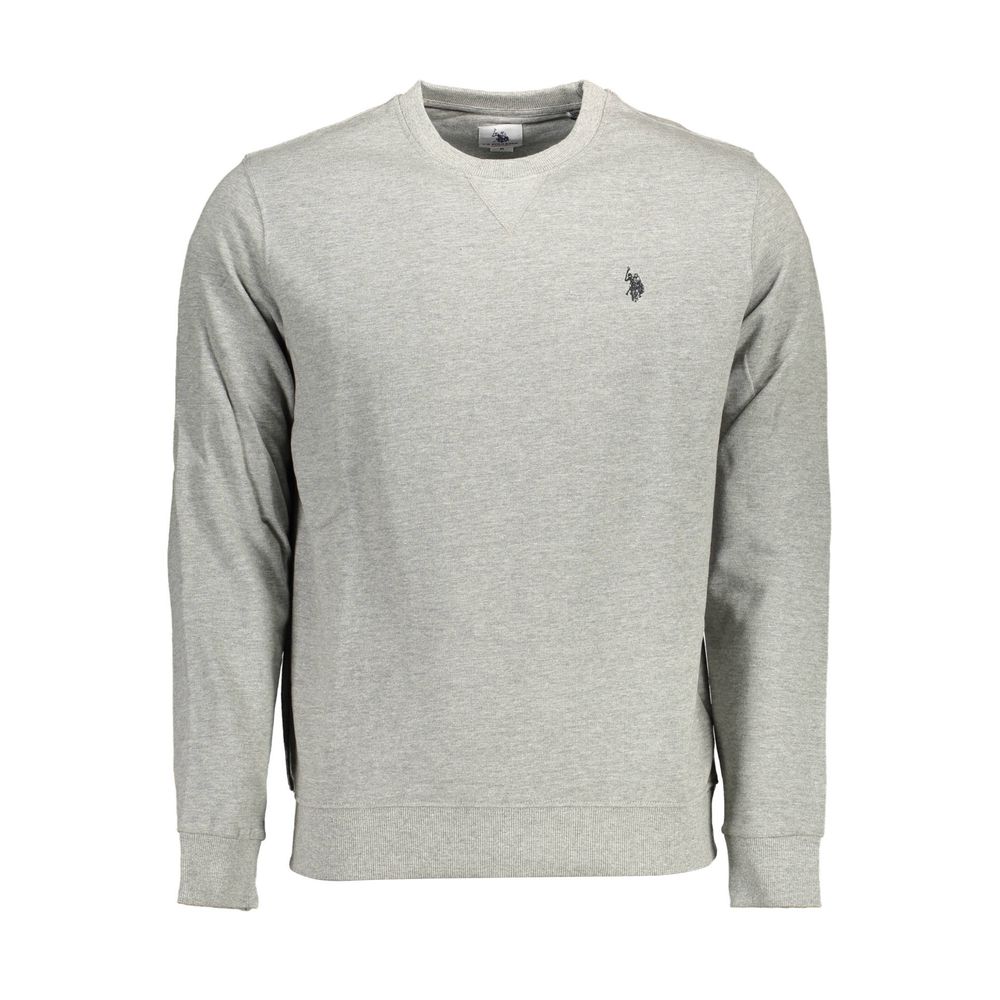 Graues Herren-Sweatshirt aus Baumwolle