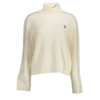 White Acrylic Women's Sweater