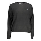Black Viscose Women's Sweater